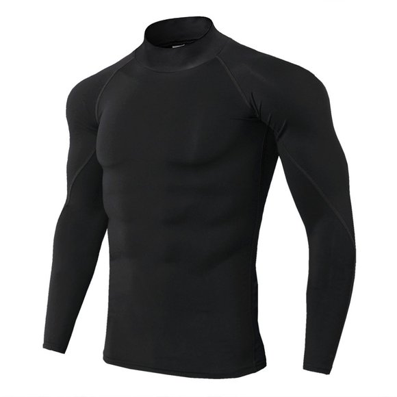 Men´s Turtleneck Fitness Long Sleeve PRO Sports Running Long Sleeve T-Shirt,New Products : American Fashion Style Bags On Sale